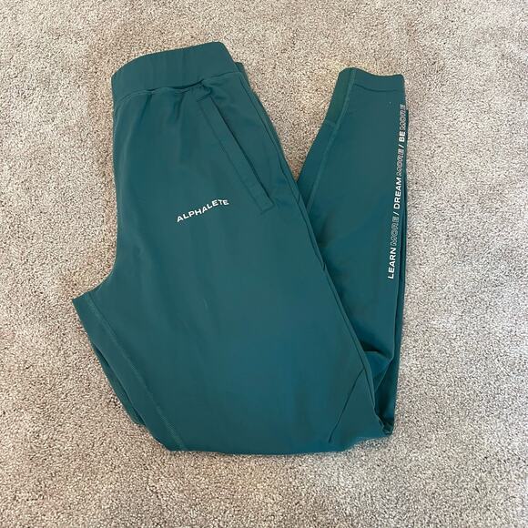 Alphalete Women's Jogger Athletic Pant Teal Size Small (See Measurements) - Picture 1 of 11